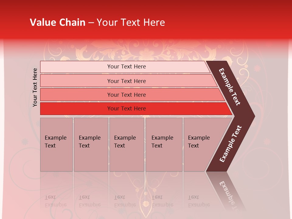 Heart Red Graphic PowerPoint Template