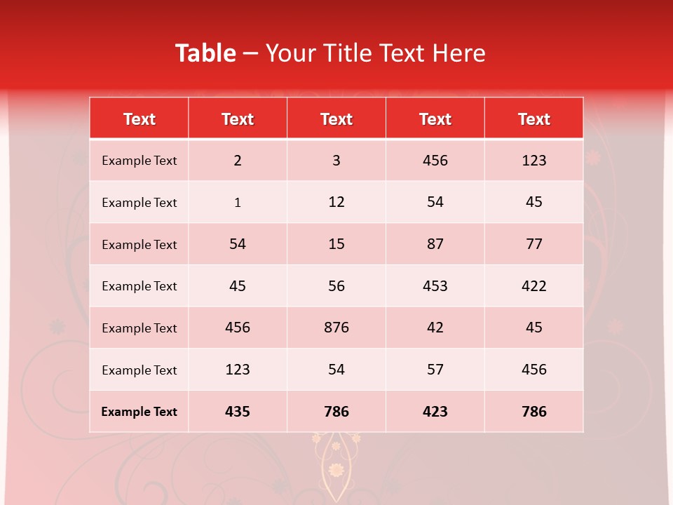 Heart Red Graphic PowerPoint Template