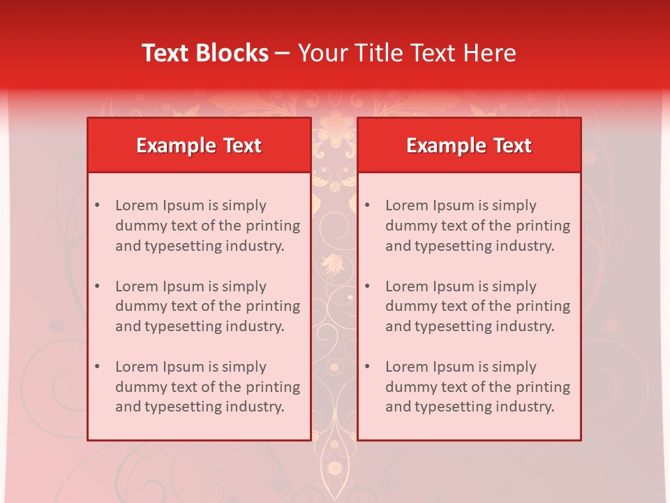 Heart Red Graphic PowerPoint Template