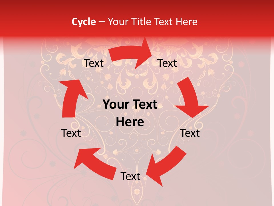 Heart Red Graphic PowerPoint Template