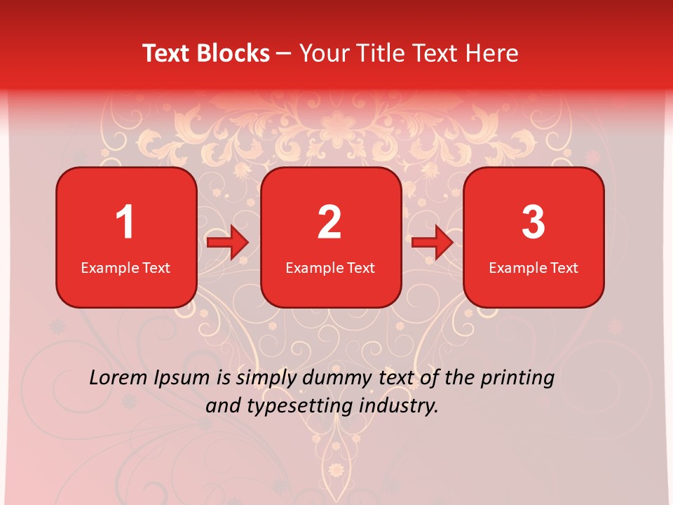 Heart Red Graphic PowerPoint Template