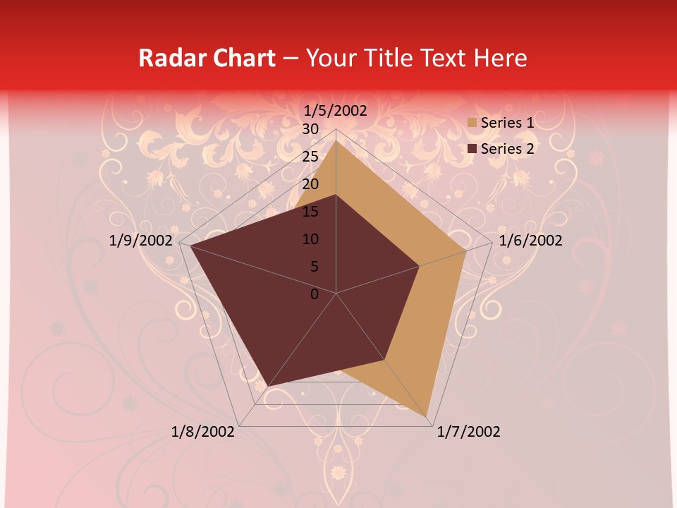 Heart Red Graphic PowerPoint Template