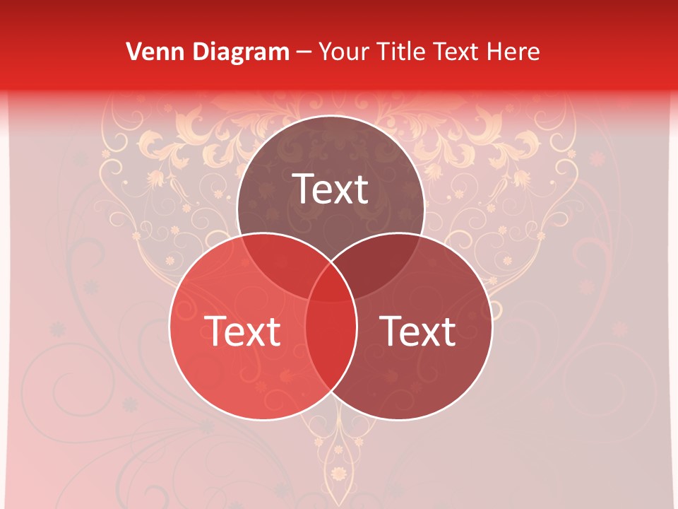 Heart Red Graphic PowerPoint Template