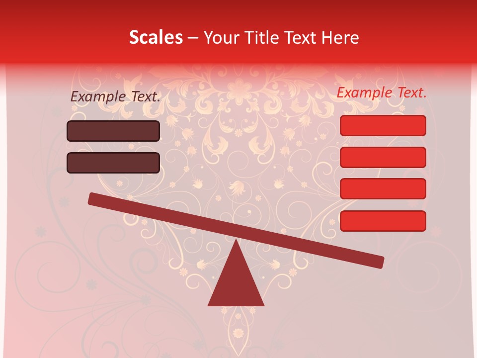 Heart Red Graphic PowerPoint Template