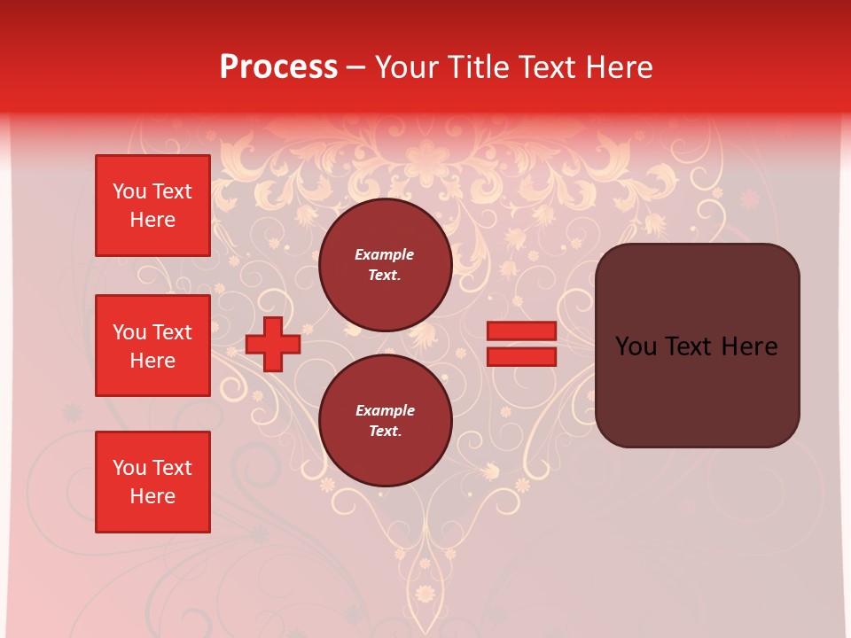 Heart Red Graphic PowerPoint Template