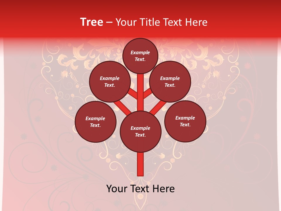 Heart Red Graphic PowerPoint Template