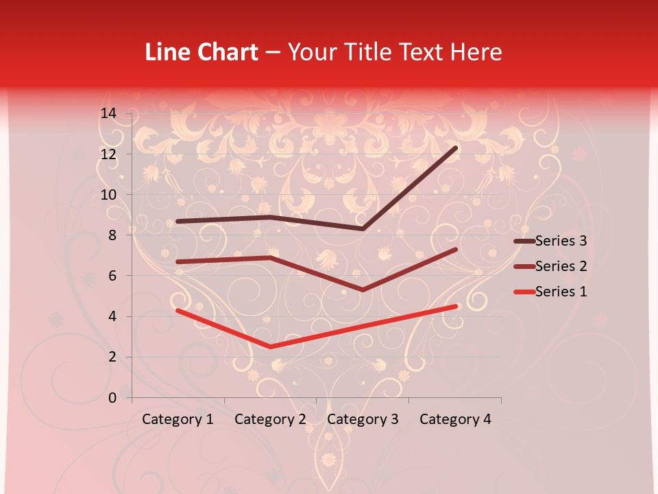 Heart Red Graphic PowerPoint Template