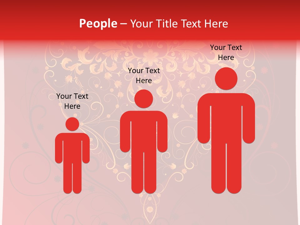 Heart Red Graphic PowerPoint Template