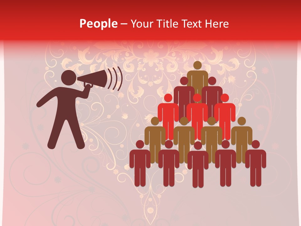 Heart Red Graphic PowerPoint Template