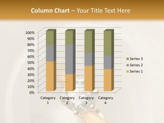 A Gold Ring With A Diamond On Top Of It PowerPoint Template