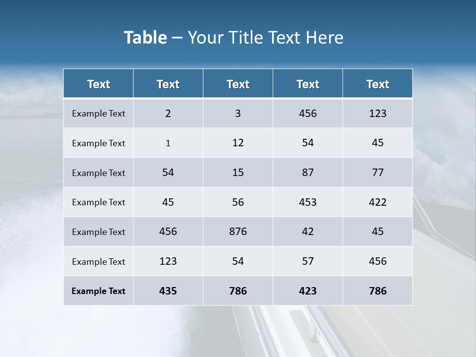 A Boat Traveling On The Water With Clouds In The Sky PowerPoint Template