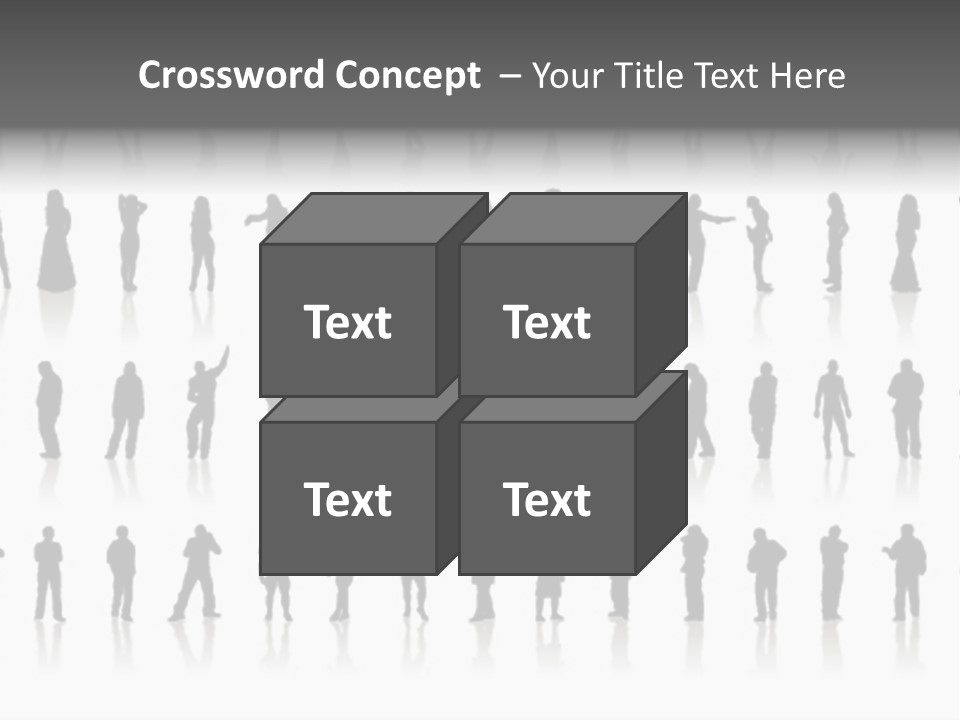 Woman Female Cut PowerPoint Template