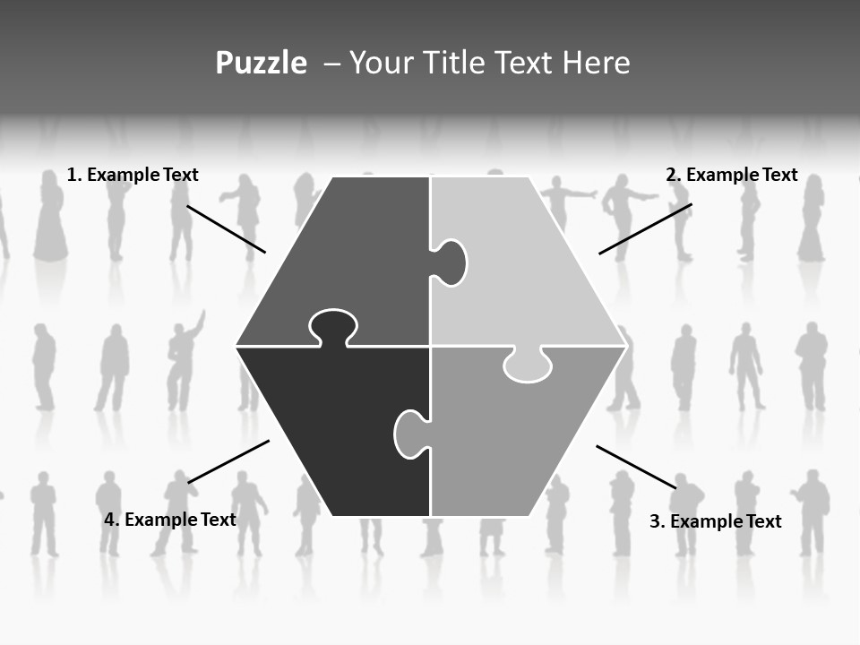 Woman Female Cut PowerPoint Template