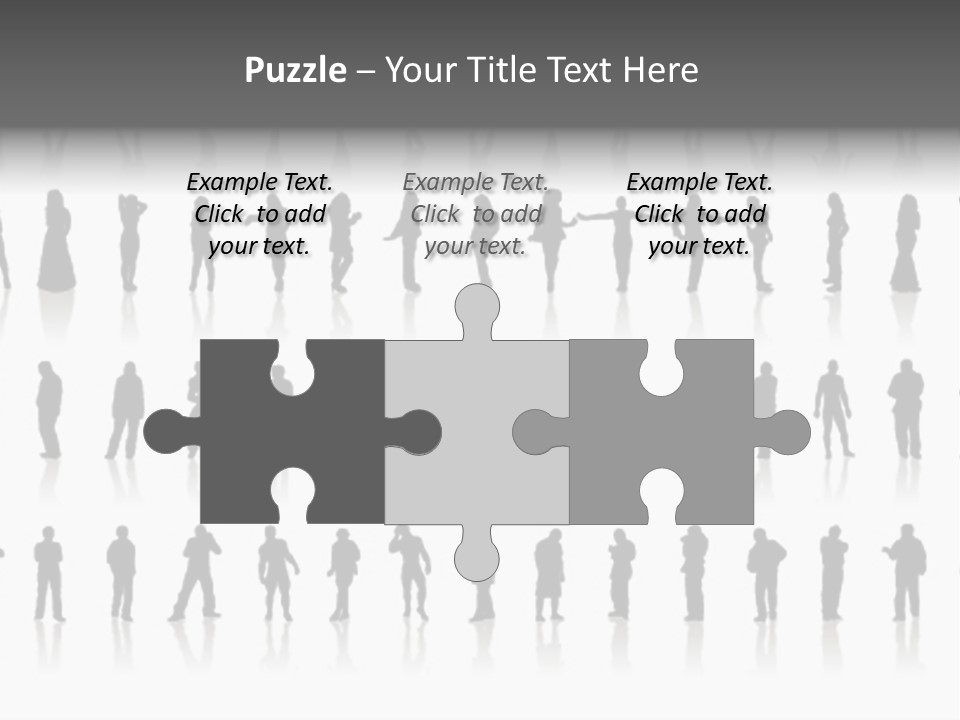 Woman Female Cut PowerPoint Template