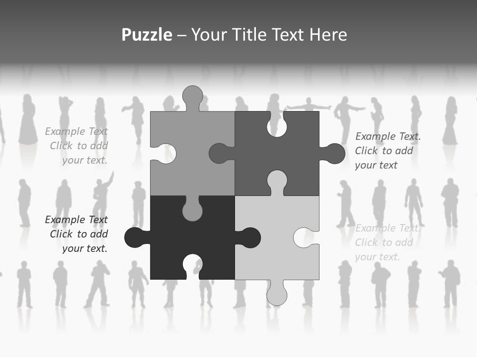 Woman Female Cut PowerPoint Template