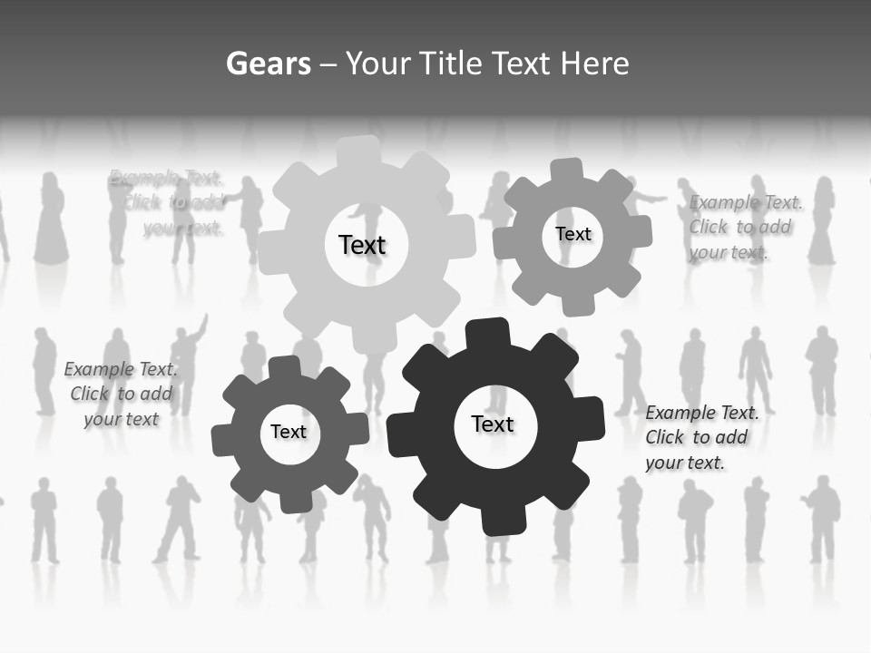 Woman Female Cut PowerPoint Template