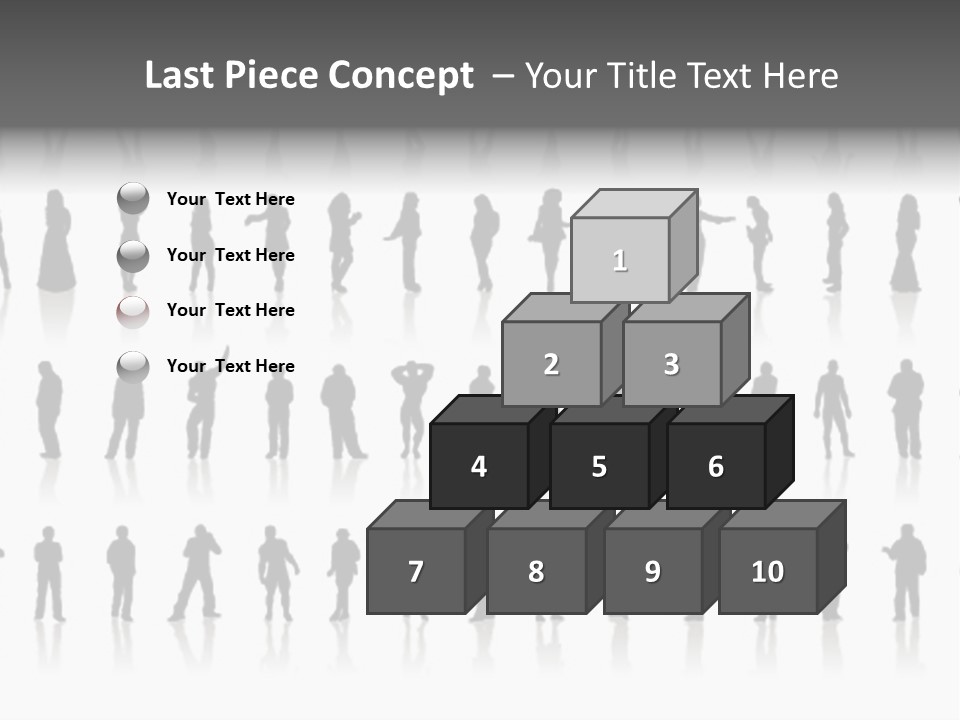 Woman Female Cut PowerPoint Template