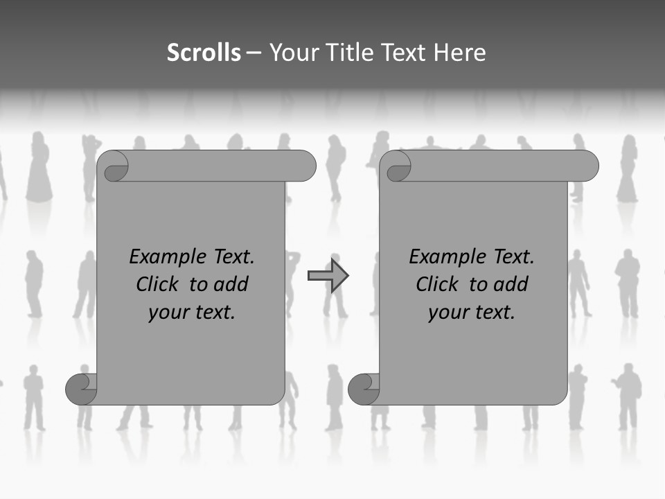 Woman Female Cut PowerPoint Template