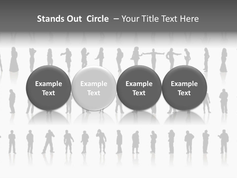 Woman Female Cut PowerPoint Template