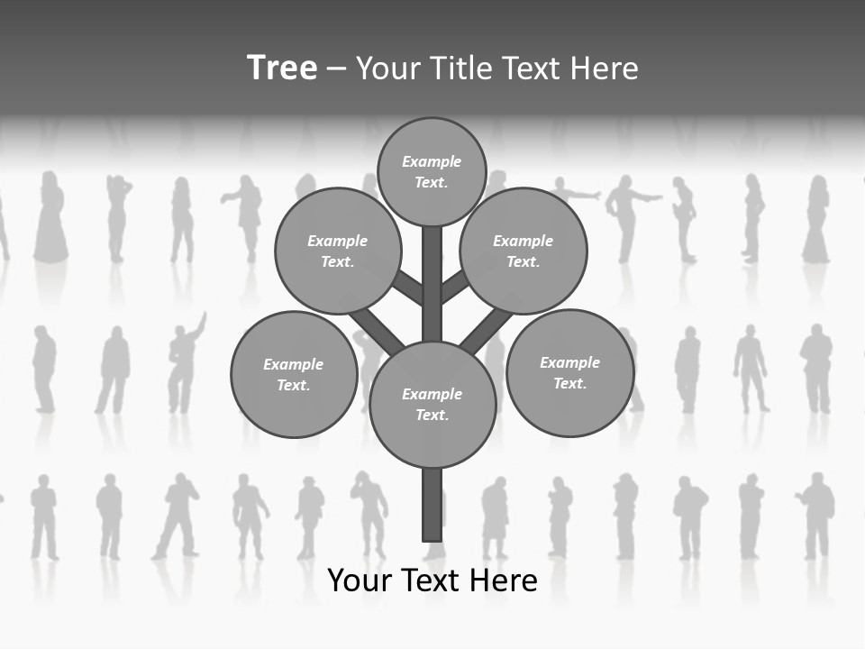 Woman Female Cut PowerPoint Template