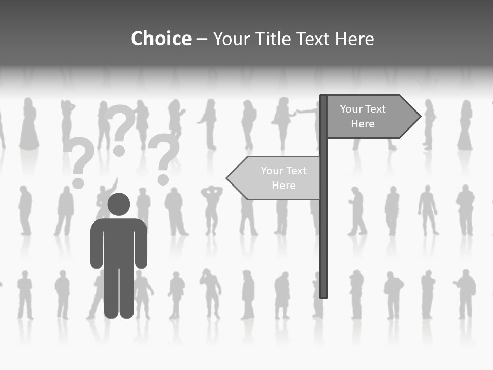 Woman Female Cut PowerPoint Template