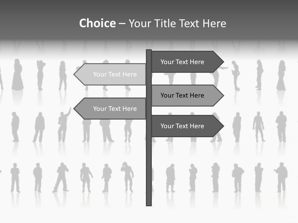 Woman Female Cut PowerPoint Template