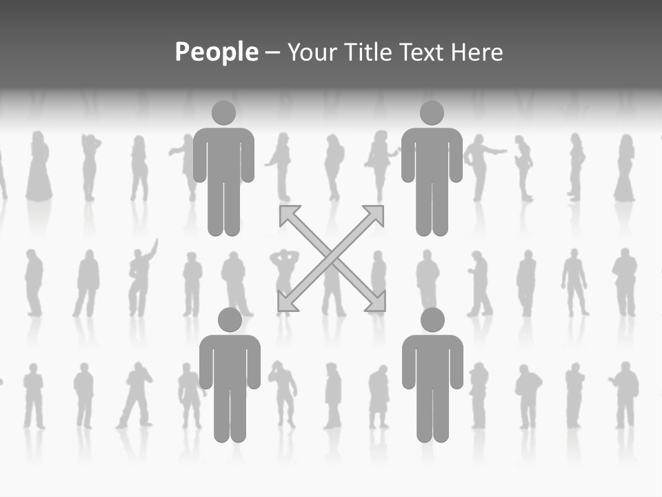 Woman Female Cut PowerPoint Template