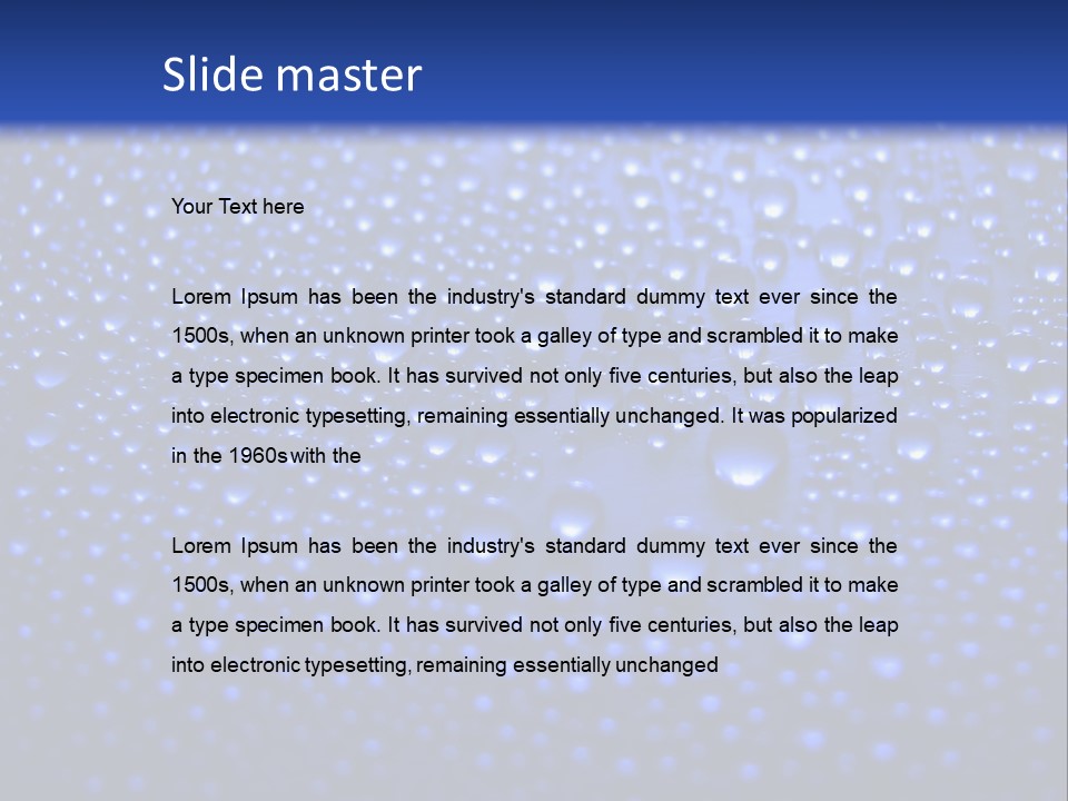 Rippled Abstract Drink PowerPoint Template