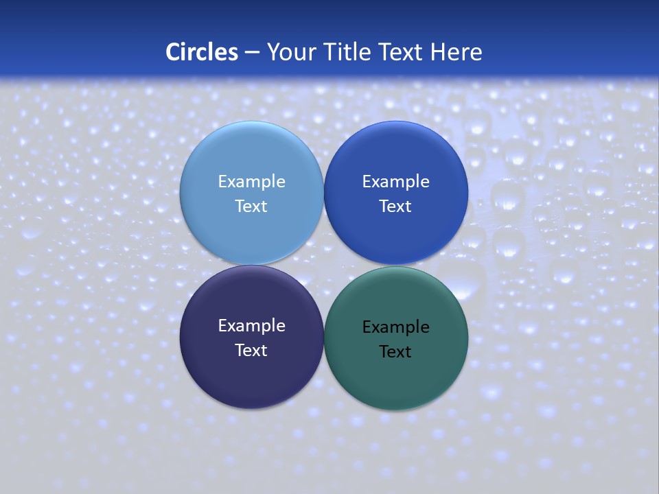 Rippled Abstract Drink PowerPoint Template
