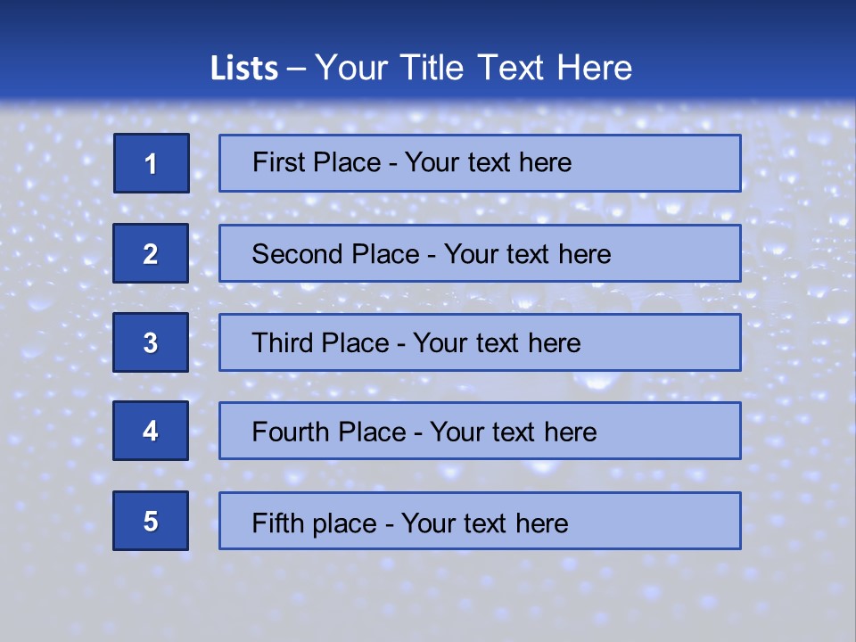 Rippled Abstract Drink PowerPoint Template