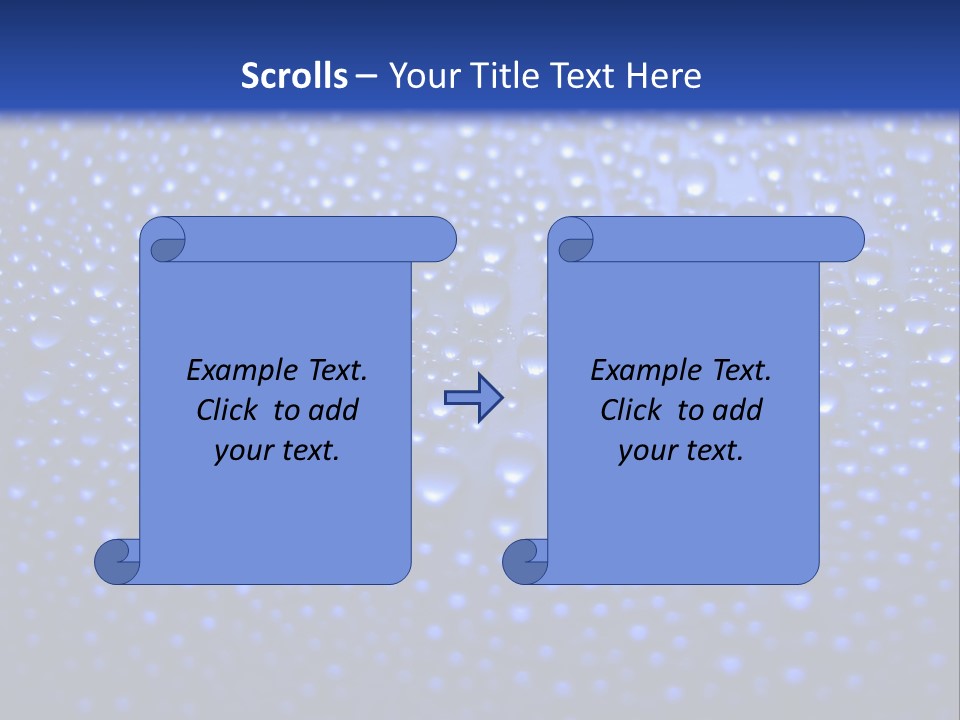 Rippled Abstract Drink PowerPoint Template