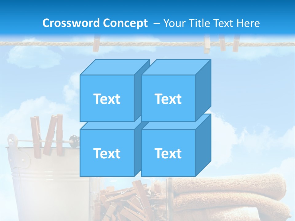 Hold Wash Fresh PowerPoint Template
