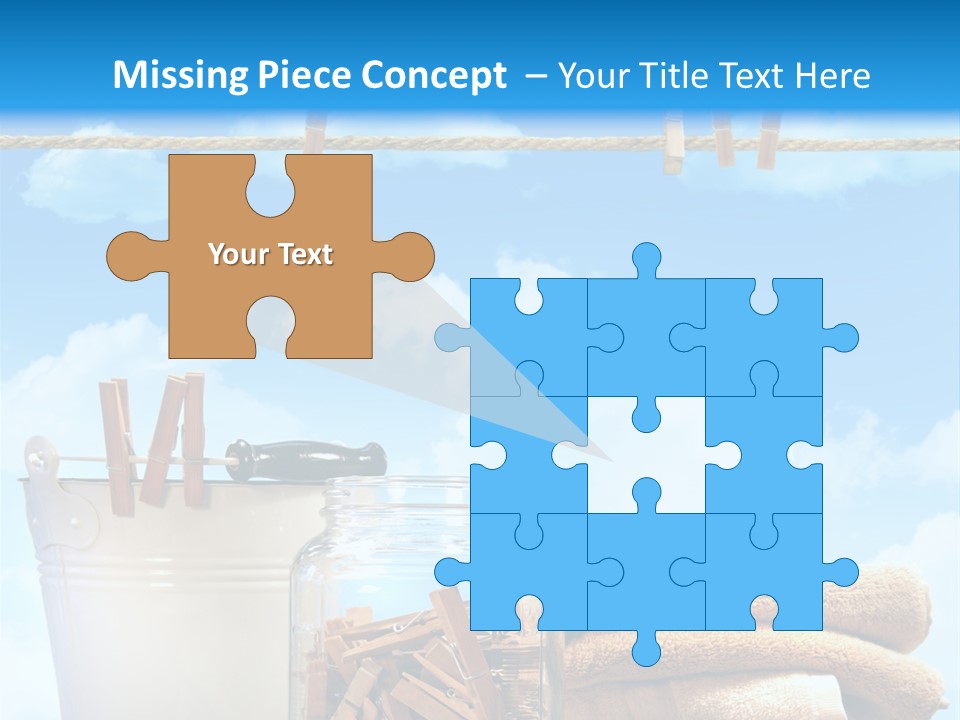 Hold Wash Fresh PowerPoint Template