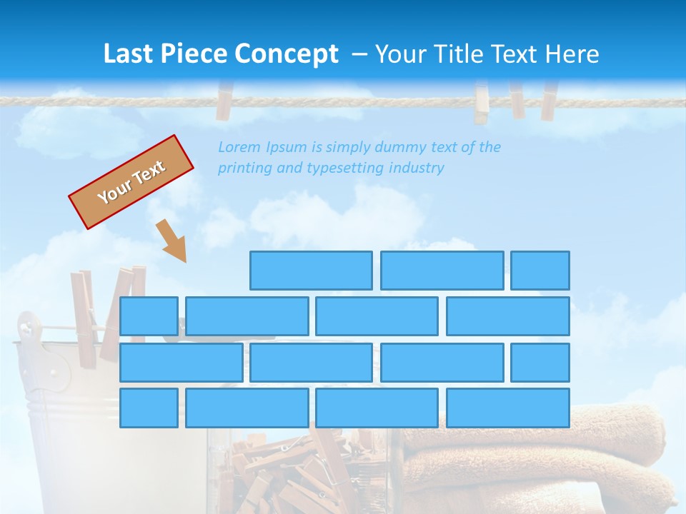 Hold Wash Fresh PowerPoint Template