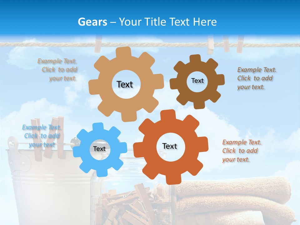 Hold Wash Fresh PowerPoint Template