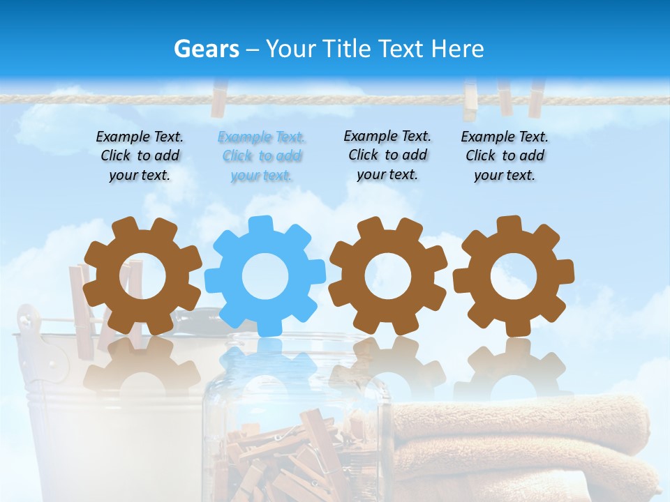 Hold Wash Fresh PowerPoint Template