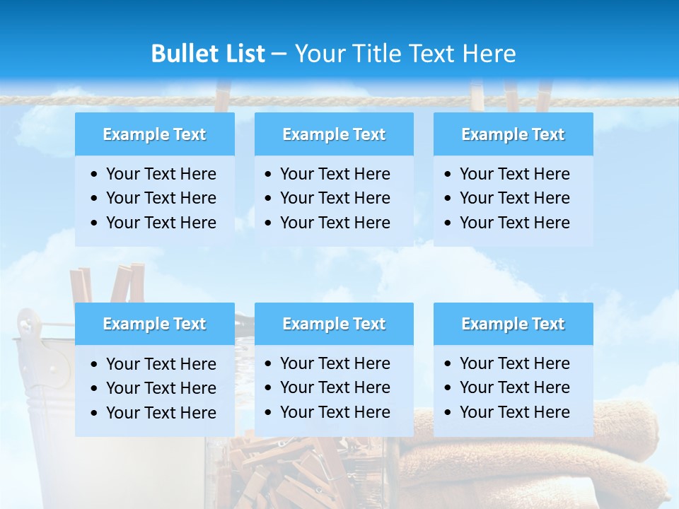 Hold Wash Fresh PowerPoint Template