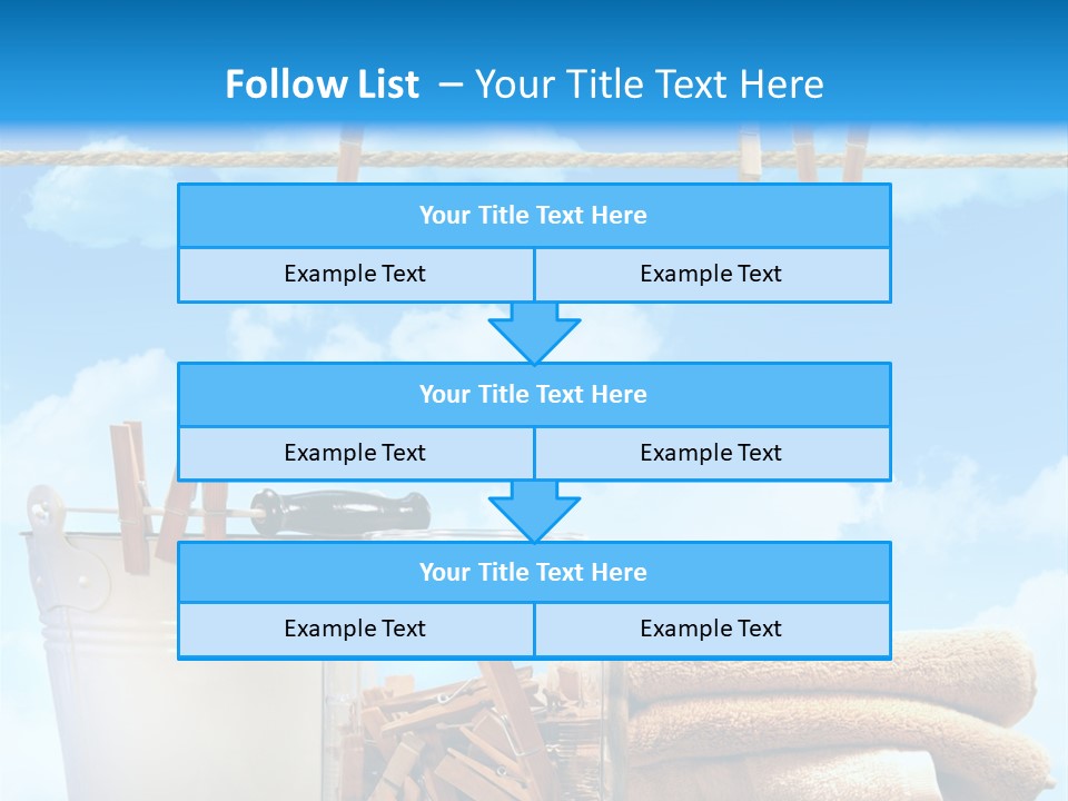 Hold Wash Fresh PowerPoint Template
