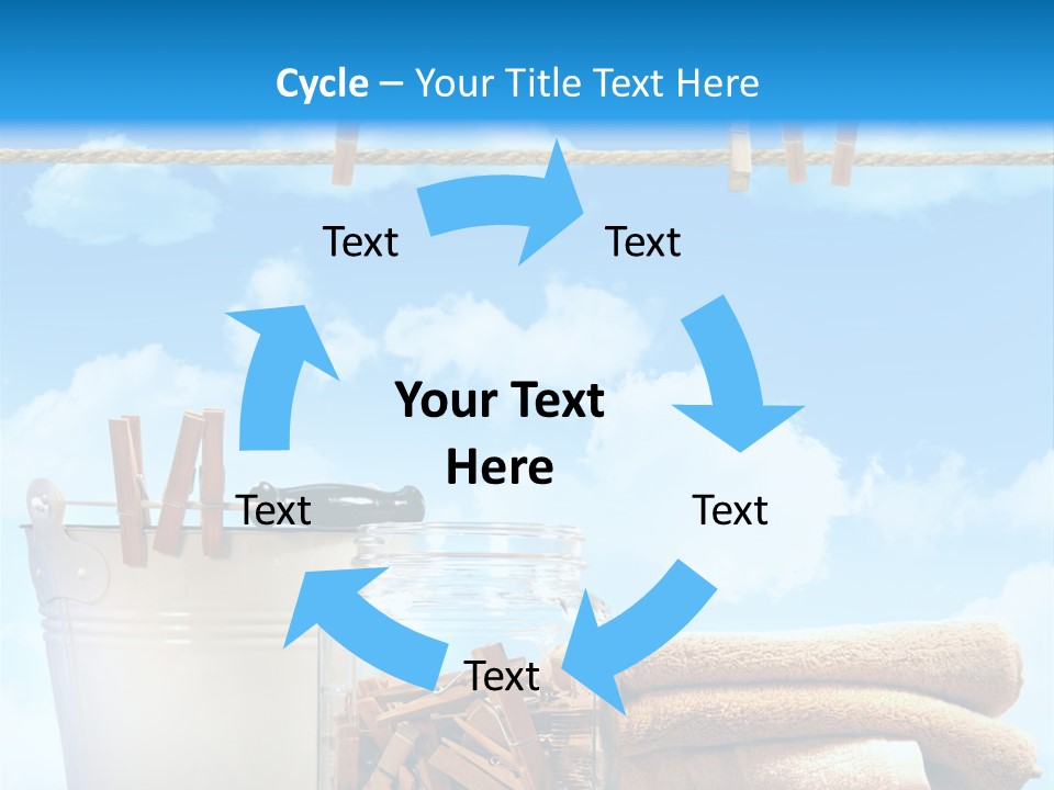 Hold Wash Fresh PowerPoint Template