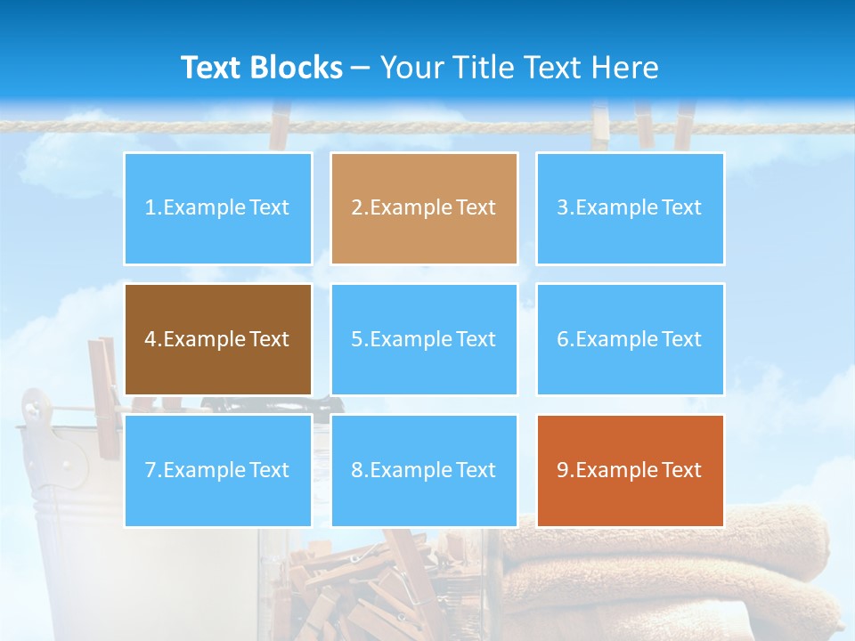 Hold Wash Fresh PowerPoint Template