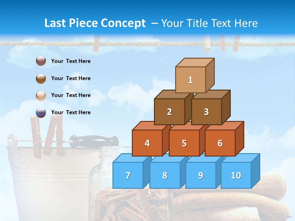 Hold Wash Fresh PowerPoint Template