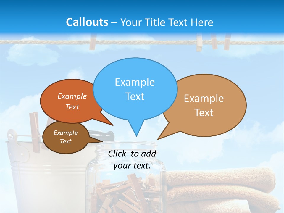 Hold Wash Fresh PowerPoint Template