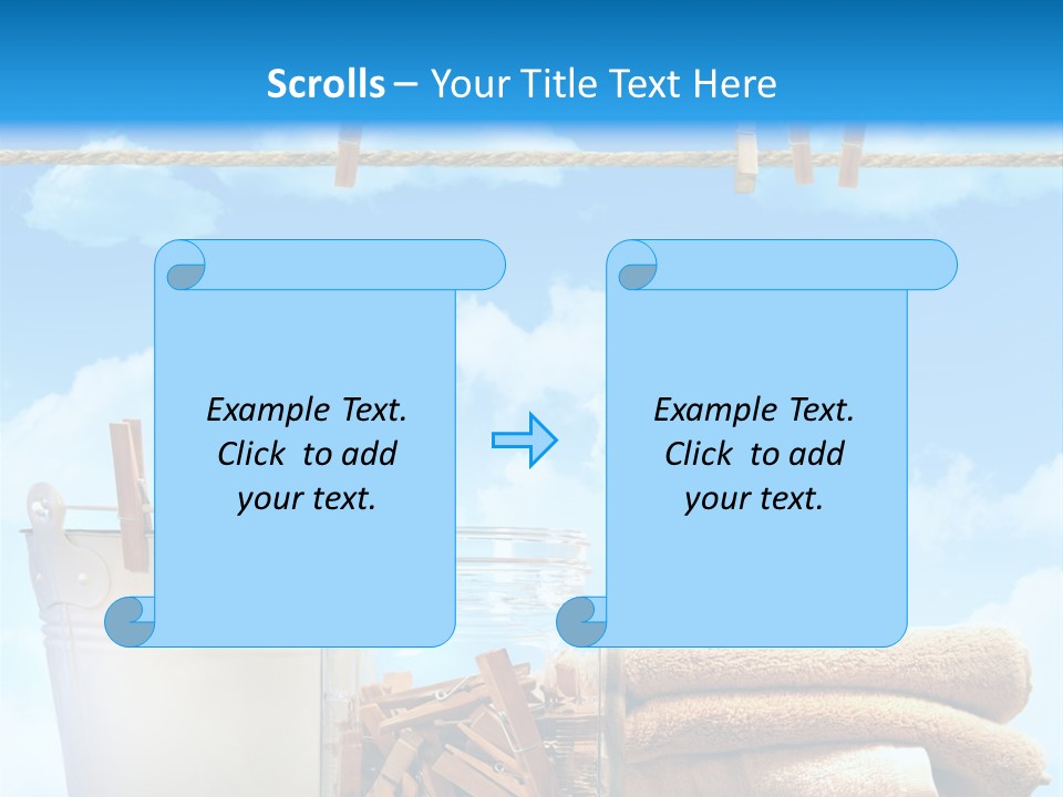Hold Wash Fresh PowerPoint Template