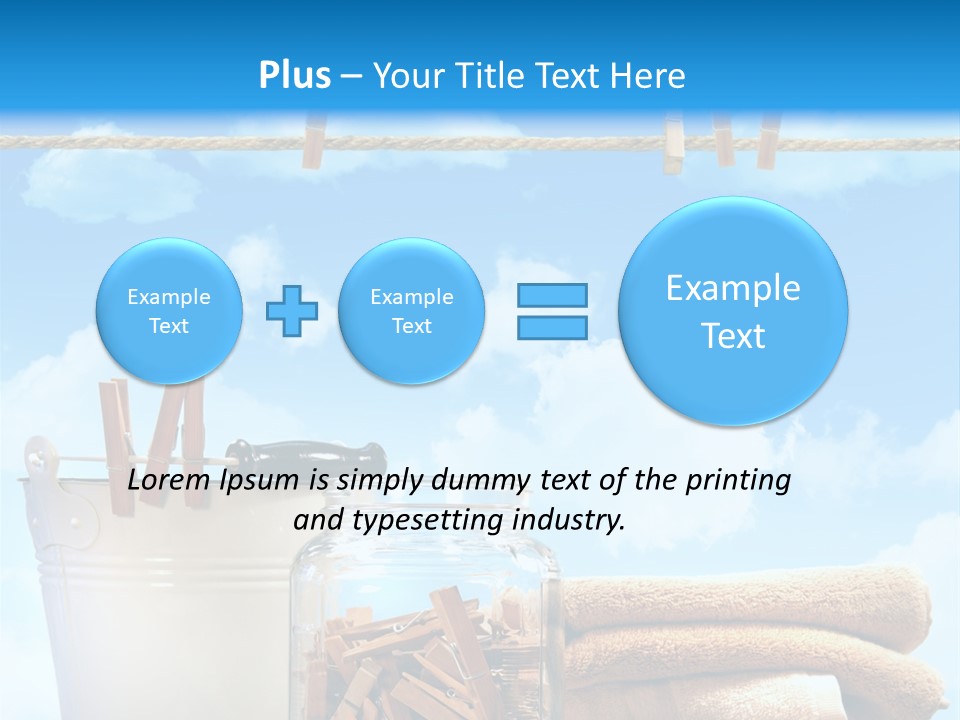 Hold Wash Fresh PowerPoint Template