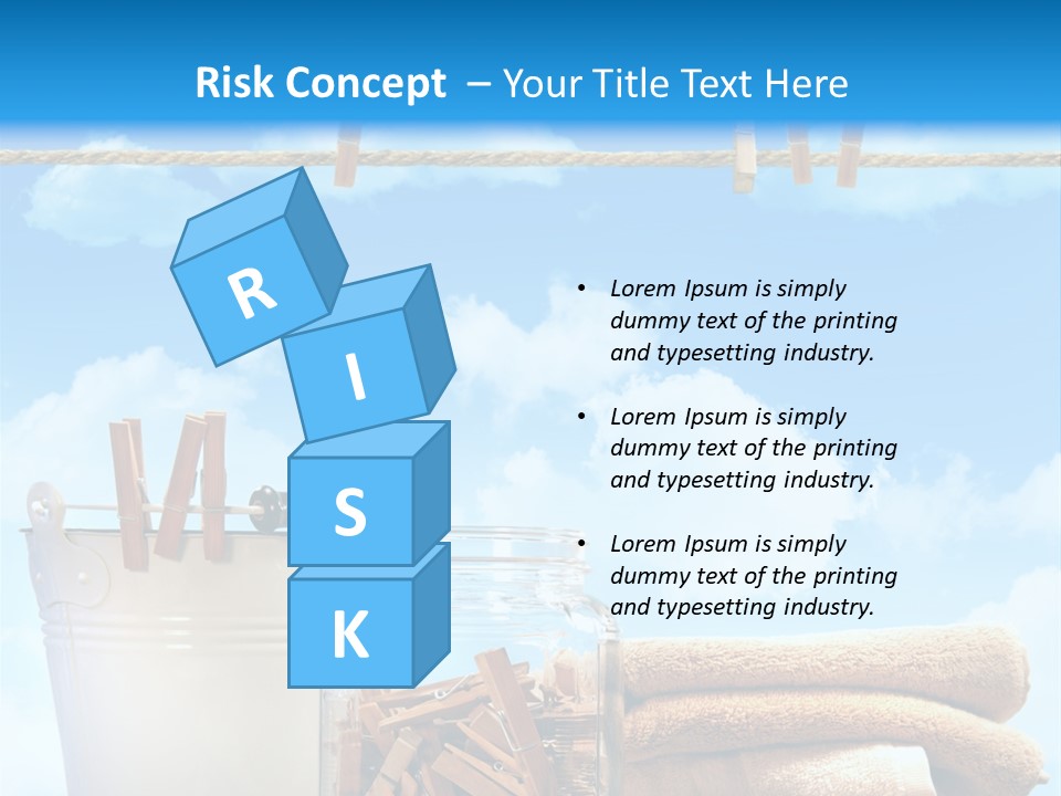 Hold Wash Fresh PowerPoint Template