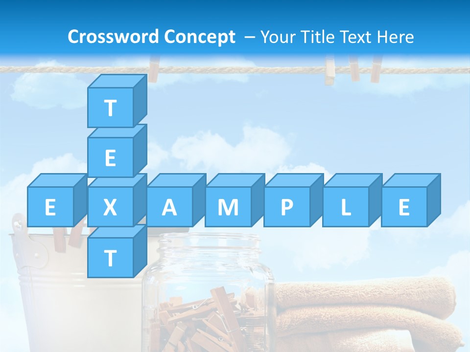 Hold Wash Fresh PowerPoint Template