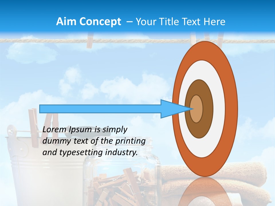 Hold Wash Fresh PowerPoint Template