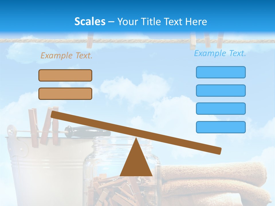 Hold Wash Fresh PowerPoint Template