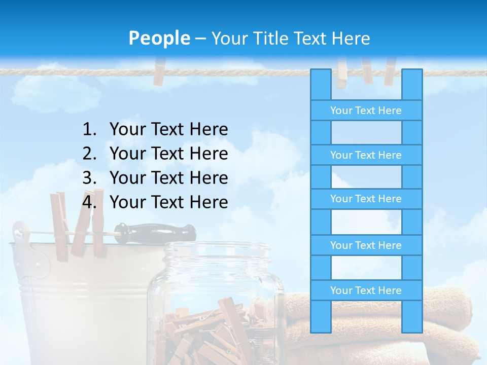 Hold Wash Fresh PowerPoint Template