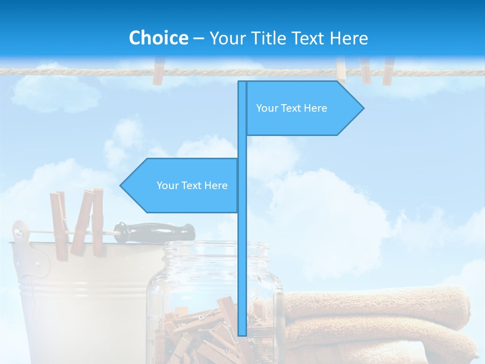 Hold Wash Fresh PowerPoint Template